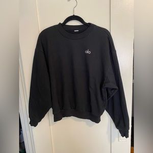 Alo yoga "Accolade Crewneck Sweatshirt" size XS in black